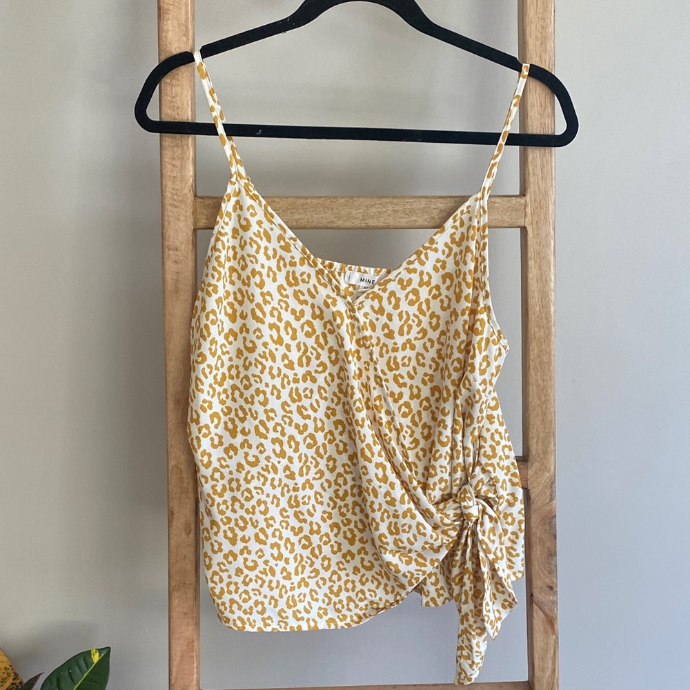Mine Yellow Leopard Print Camisole